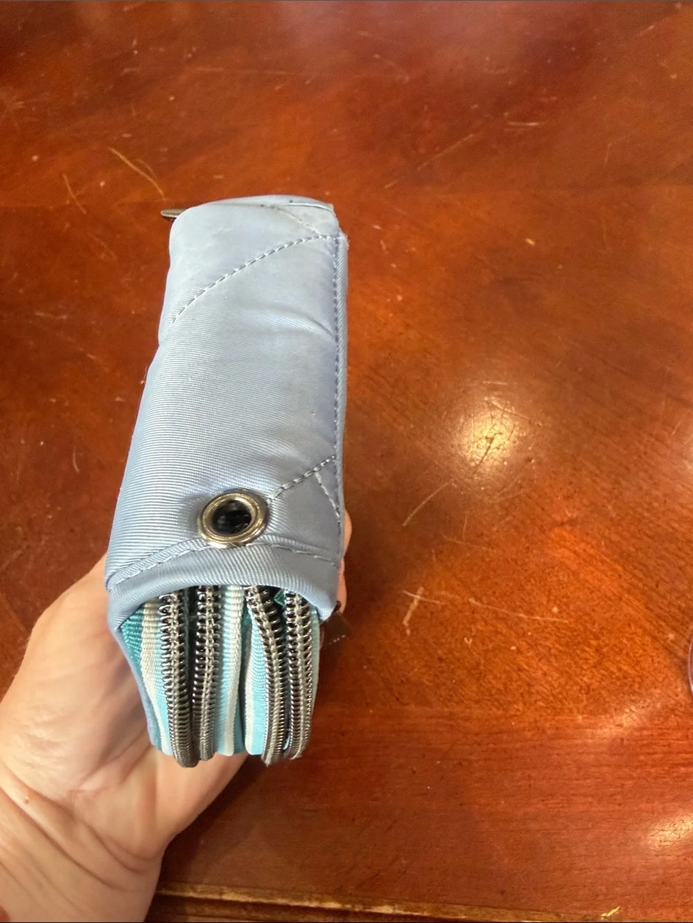 LUG SPLITS SE BLUE MOON ALOHA TEAL WALLET